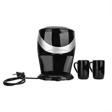 Мини-кофеварка, американская капельная кофемашина для чая, кофе с фильтром, чистая пластина для сохранения тепла 450 Вт