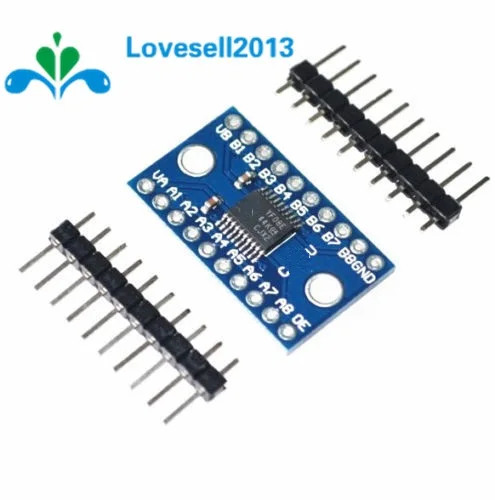 8 Channel Logic Level Bi-directional Converter Module TXS0108E TXB0108 Arduino A 