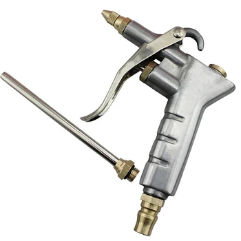 

free shipping copper nozzle high pressure blow gun adjustable pneumatic blowing tool air dust blower no hose color random