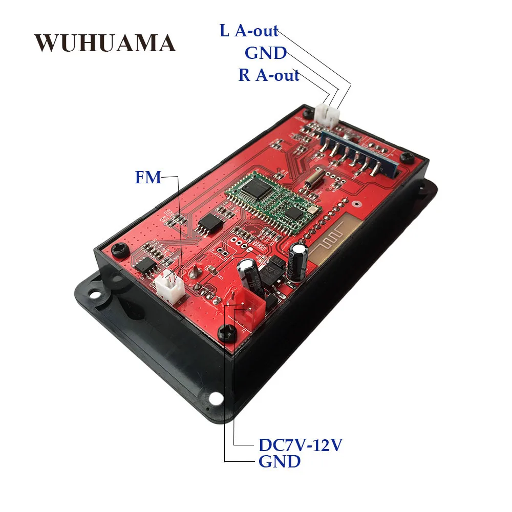 Bluetooth 4,0 аудио MP3 плеер декодер доска без потерь Музыкальный рекордер APE FLAC FM SD/MMC радио модуль комплект 12 В AUX цифровой