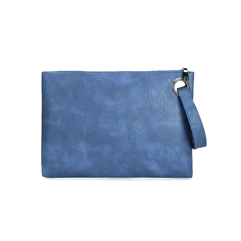 

Simple Fashion Women Handbag Solid Color Clutch Bag Leather Envelope Bags Ladies Over Shoulder Package 88 WML99