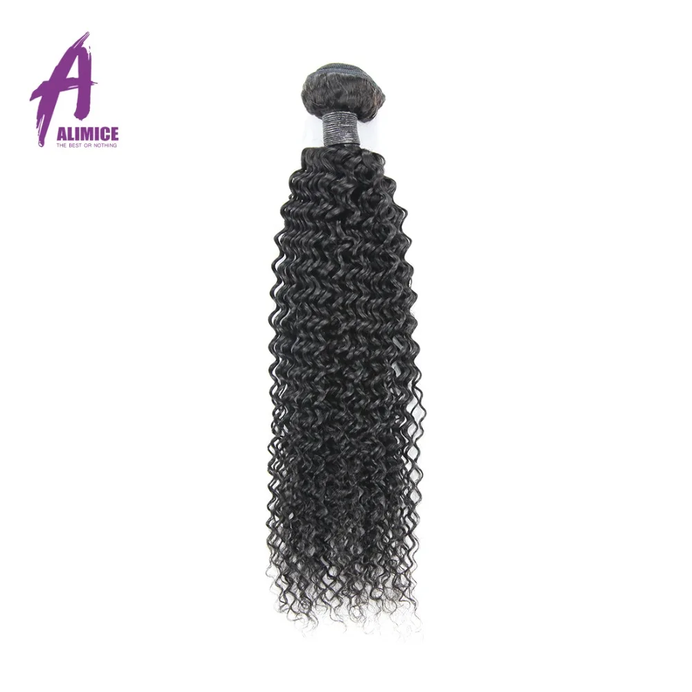 Alimice font b Hair b font Brazilian Kinky Curly Weave font b Human b font font