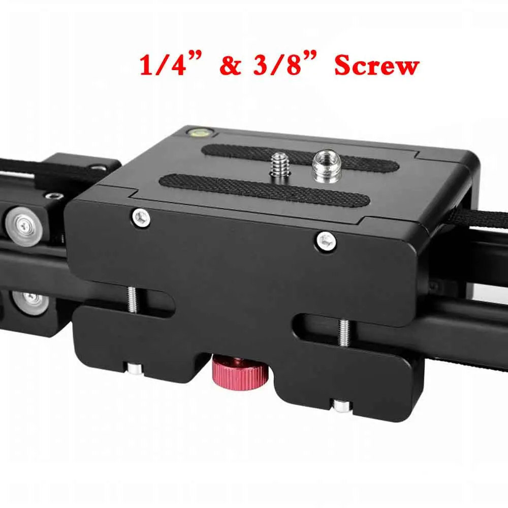 40cm/50cm Camera Video Slider Double Distance Track Dolly Rail System Stabilizer for Canon Nikon Sony DSLR Photography Studio