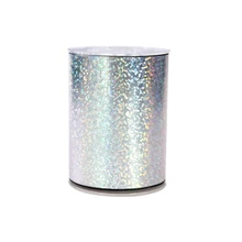 Мм 200 ярдов " 75 мм голограмма серебро лазерная grosgrain ленты, добро пожаловать на заказ печатных