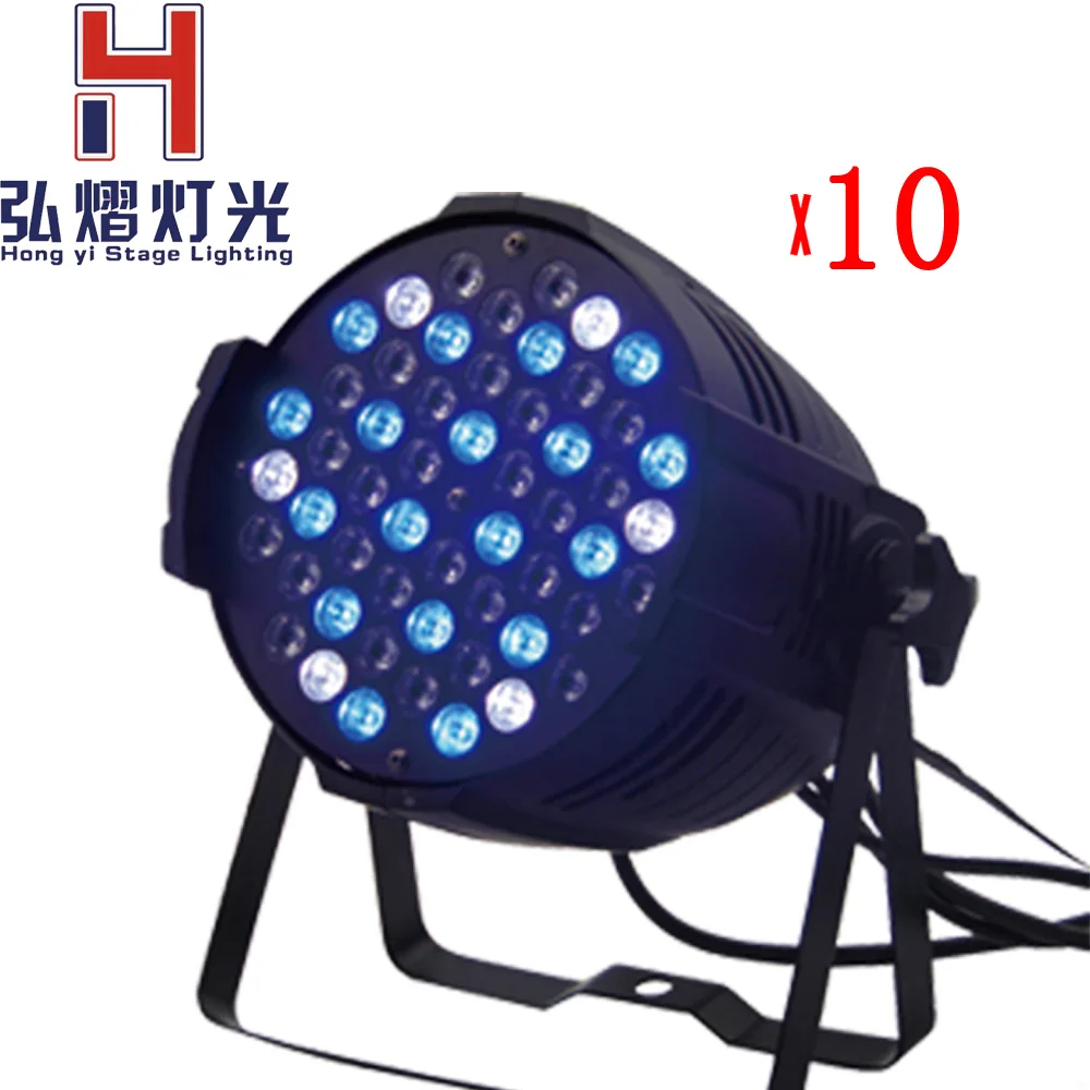 

Led 54x3w RGBW par light DMX professional stage lighting equipment party bar dj light 10pcs/lot