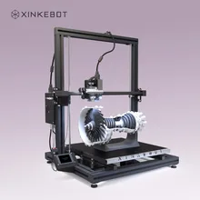 Большой 3D-принтеры двойной экструдер боросиликатного Стекло с подогревом xinkebot Orca2 cygnus DIY 3D-принтеры автоматическое выравнивание