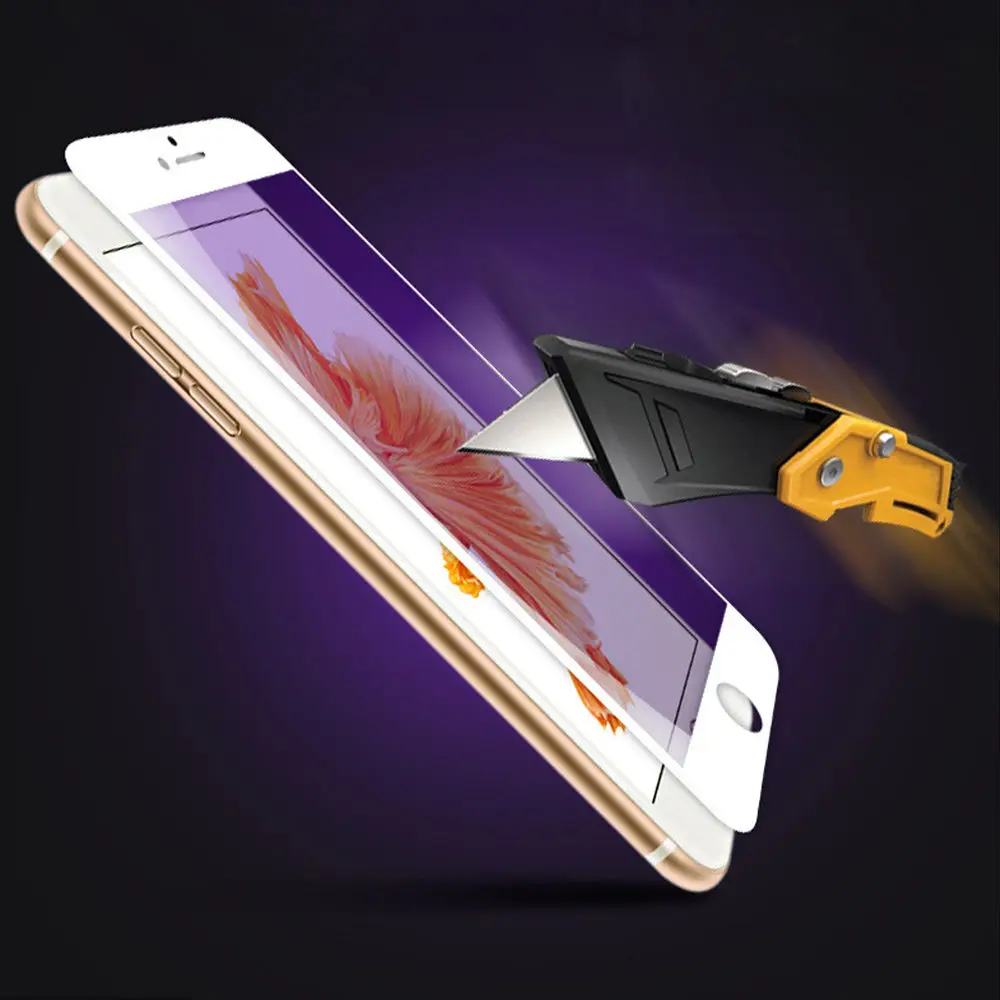Защитное стекло закаленное 3D для iPhone 6/7/8 Plus/X/9H/HD|tempered glass screen protector|glass protectorscreen