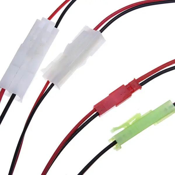 Battery Charger Male & Female Connectors For JST Tamiya Huanqi