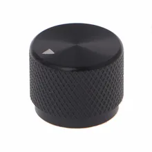 0.24″ Dia Black Aluminum Rotary Control Potentiometer Knob 20mm x 16mm LW Potentiometer Knob