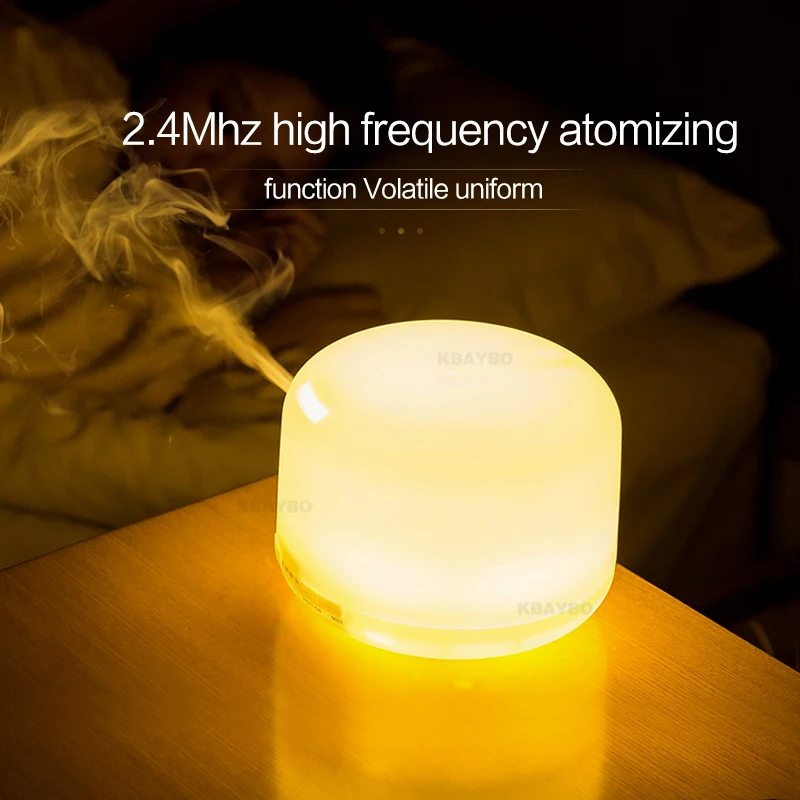 500ML Aromatherapy Essential Oil Diffuser Ultrasonic Air Humidifier with 4 Timer Settings 7 LED Color Changing Lamps 10 Hours | Бытовая