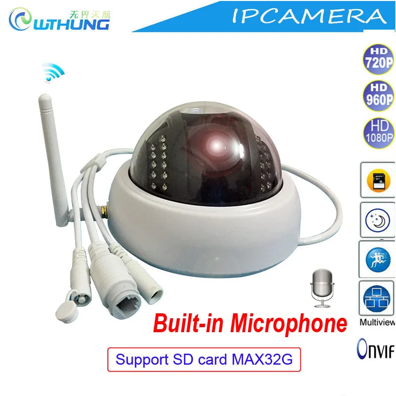 font b Wireless b font wired IP dome camera 720P 960P 1080P CMOS Sensor Support