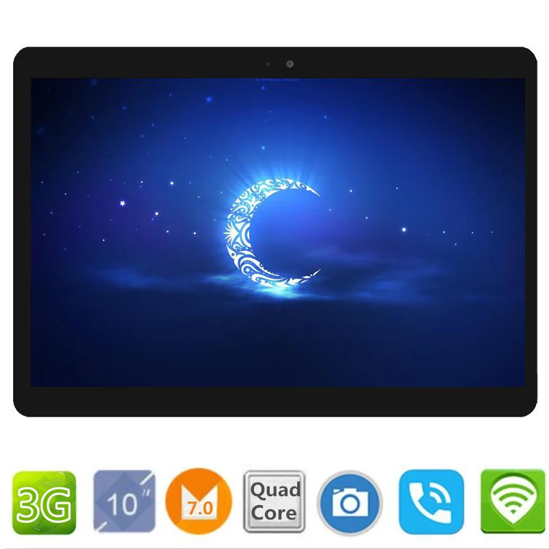 10.1 inch official Original 3G Phone Call Google Android 7.0 Quad Core IPS pc Tablet WiFi ROM 16GB 32GB android tablet pc C108