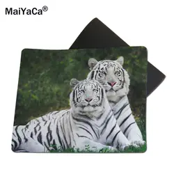 Maiyaca белый тигр компьютер Мышь Pad Мышь колодки резиновый коврик 18*22 см и 25*29 см