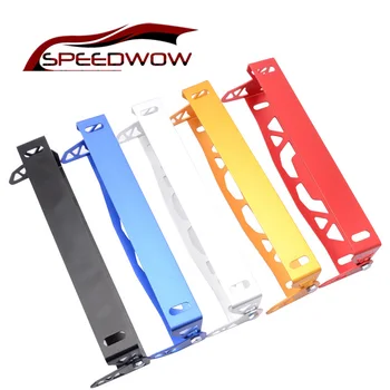 

SPEEDWOW Auto License Plate Frame Aluminum Rotating Number Plate Adjustable License Plate Frame Tag Holder For BMW VW FORD