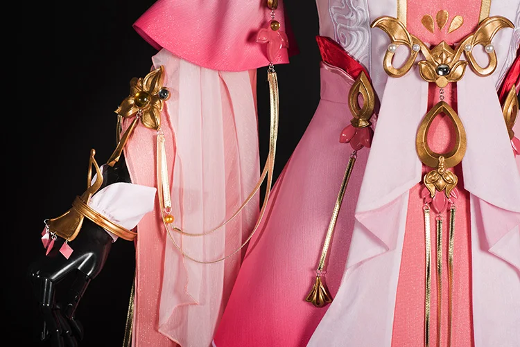 Розовая девушка Xue He Jian Wang III Лолита женский Qi Xiu группа Аниме Косплей Костюм hanfu Женский полный комплект DHL