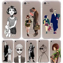 Leon Matilda Natalie Portman Hard Transparent Case for iPhone 7 7 Plus 6 6S Plus 5 5S SE 5C 4 4S