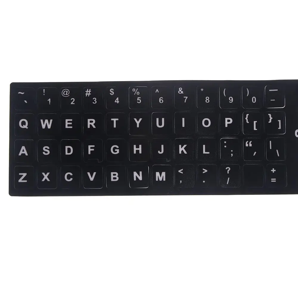 1 шт. стандартный английский язык клавиатура наклейки раскладка с кнопками буквы алфавит для компьютерной клавиатуры защитная пленка