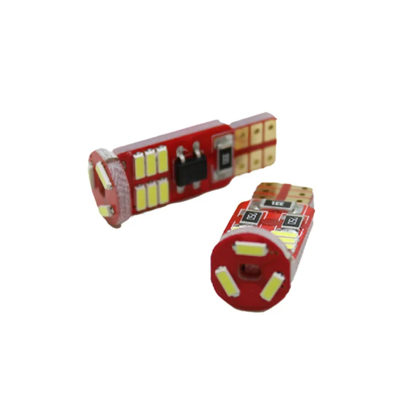 

1pcs T10 194 4014 W5W 15smd led Canbus NO Error Free auto reading lamp Clearance Lights Car Wedge Tail Side Light DC 12V