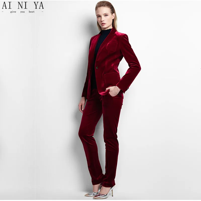 Women Pant Suits custom business lady 