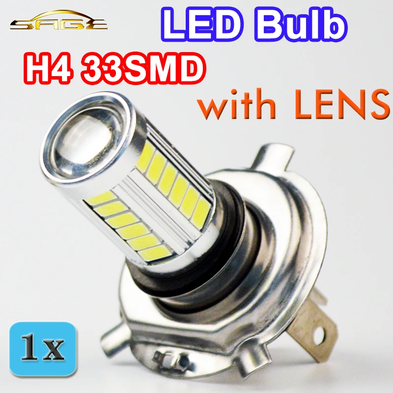 Flytop супер белый H4 H7 H8 H11 9005 9006 1156 1157 33SMD светодиодный Авто противотуманных фар автомобиля лампы 6000K с объективом 5630 светодиодный чип