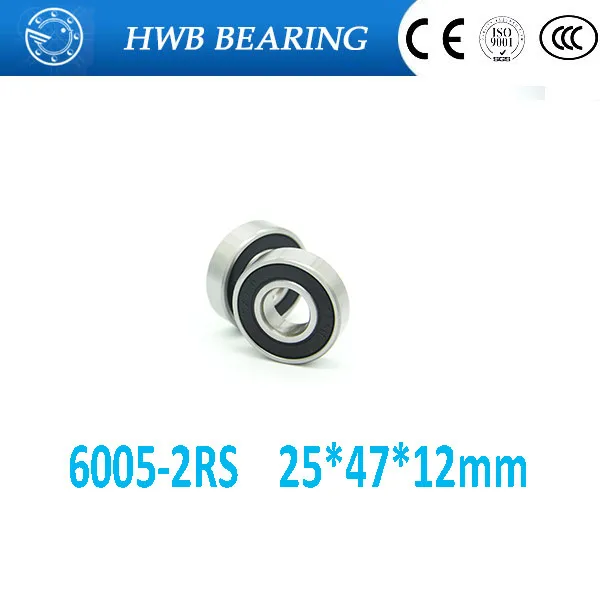 6005RS 6005 2RS глубокий шаровой подшипник 25x47x12mm|bearing bearing|bearing groovebearing ball |