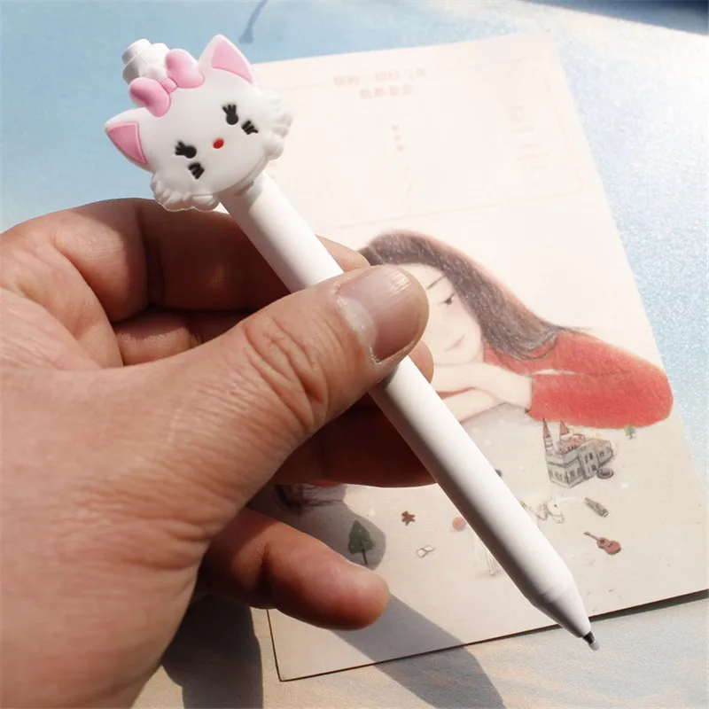 10 шт./компл. ЦУМ Милая гелевая ручка Kawaii 0,5 мм черные чернила конфеты цветные ручки для детей подарок escritorio бумажные школьные принадлежности
