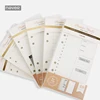 Nunca cuaderno espiral relleno A6 planificador semanal plan punto rejilla insert línea páginas diario libro núcleo interno 40 hojas papelería ► Foto 1/6