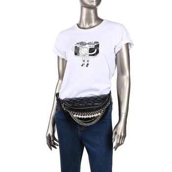

CCRXRQ Waist Bags For Women Brand Fashion Leather Belt Bags Handy Lady Fanny Pack Pearl Chain Belt Pack Chest Bag Female Bananka