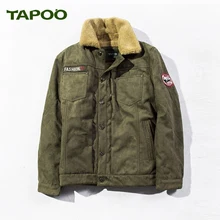 Мужская куртка, мужская повседневная куртка с отложным воротником, красивая куртка с хлопковой подкладкой, мужская зимняя куртка плюс бархатная парка, Толстая теплая куртка-бомбер