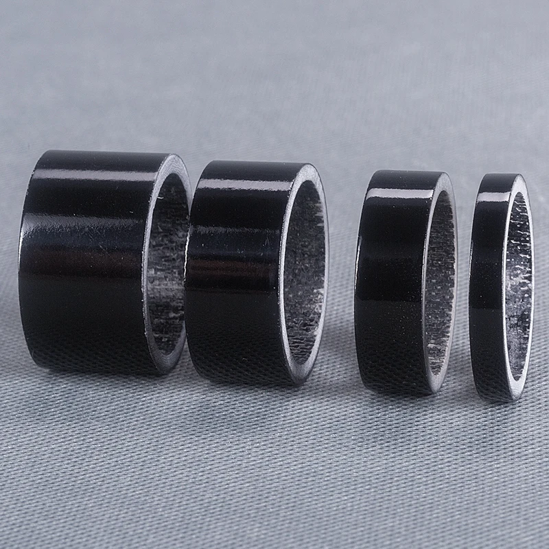 4pcs New 5+10+15+20mm bicycle full carbon fibre bike headsets spacer stem washer