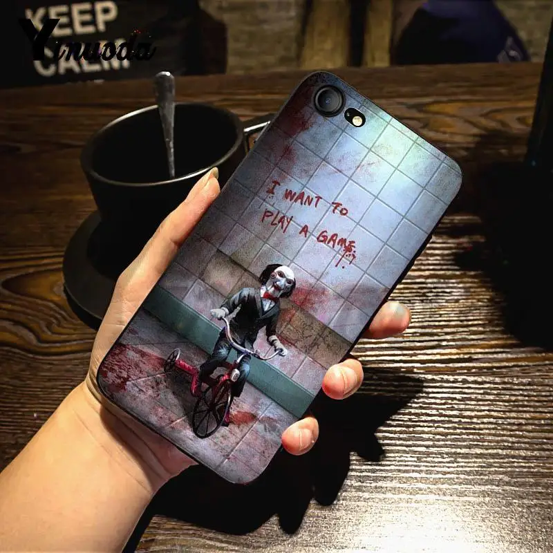 Yinuoda для iphone 7 6 X Чехол Saw Horror Moive Ghost замечательный популярный чехол для телефона для iphone X 8 7 6 6S Plus X 5 XS XR