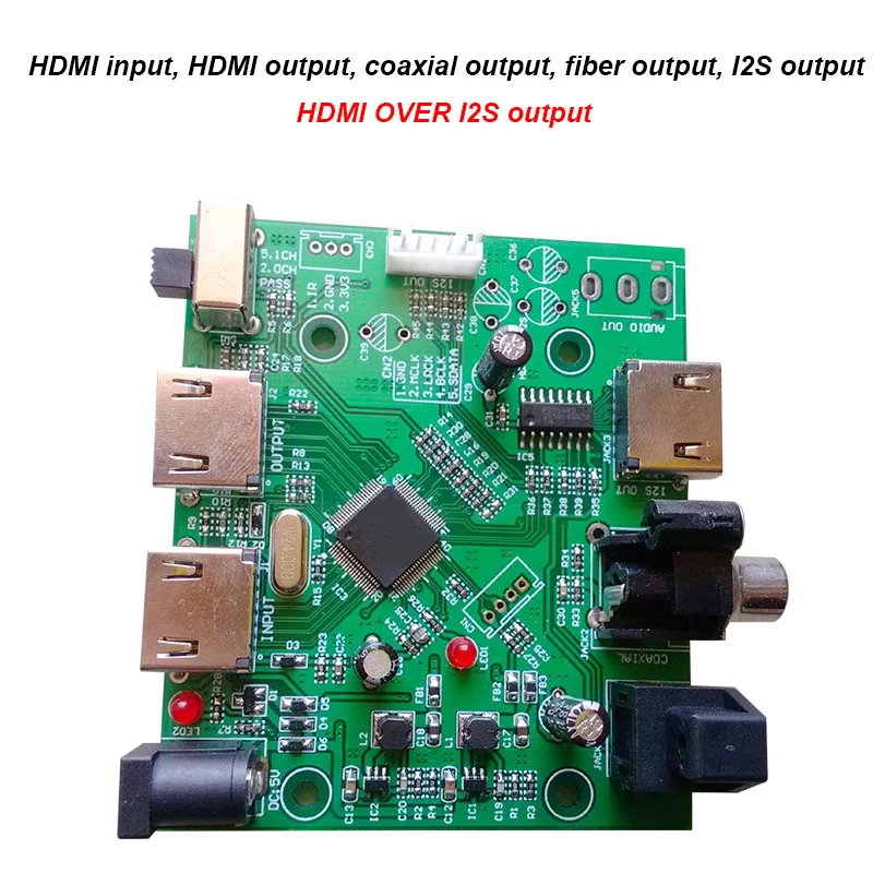 Lusya HDMI/MHL к IIS ies HDMI IIS плата приемника отдельный экстракт аудио ies/DSD/оптический/коаксиальный преобразователь коммутационная плата T0731