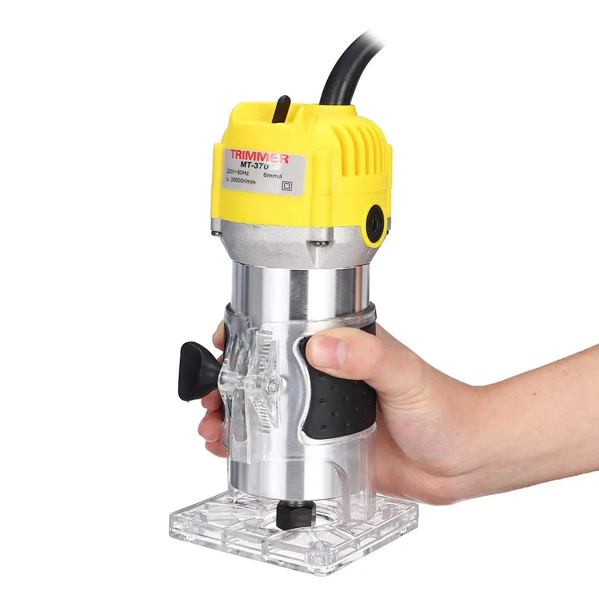 2200W Electric Hand Trimmer 6.35mm Laminate Palms Wood Router Trimming Cutting Carving Machine Woodworking Power Tool 110V 220V