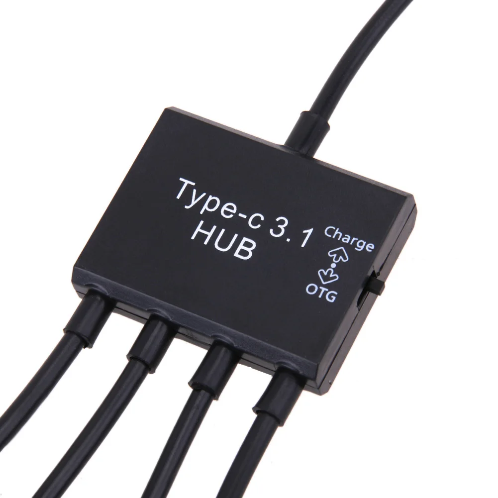 Usb хаб с 4 портами 19 см несколько OTG зарядный кабель адаптер USB 3 1 Type C концентратор