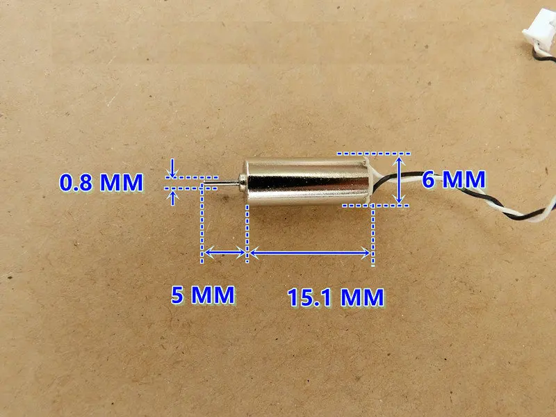 

100PCS DC 4.2V 52000RPM 6*15MM micro coreless motor with plastic gear Toys / models / DIY Accessories motor