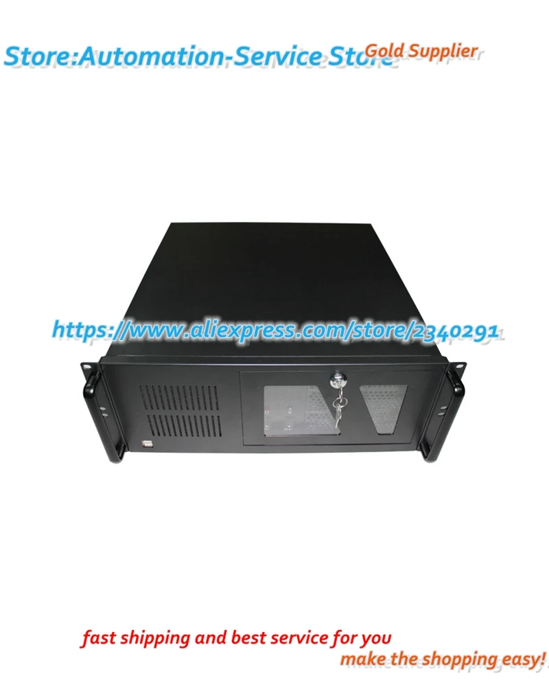 

4U Standard Industrial Control Server Case Monitor Storage Case 450mm Long Hard Disk Bit Thickening