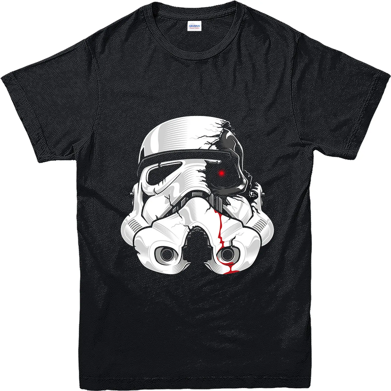 

Star Wars T-Shirt, Stormtrooper Terminator Spoof, Inspired Design Top (SWTMS) Youth Round Collar Customized free shipping