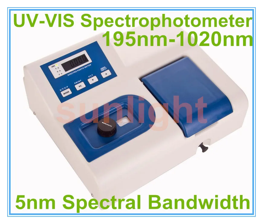 Economical Ultraviolet and Visible UV VIS Spectrophotometer 195 1020nm