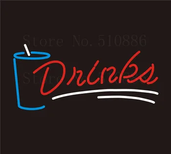 

Custom NEON Sign Board Dninkas Driink GLlass Tube Beer Bar Club Pub Display Store Shop Light Signboard Signage Signs 17*14"