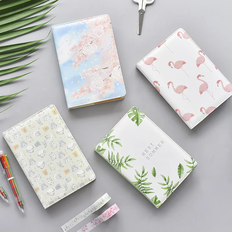 

Flamingo Animal Notebooks Set Hardcover Notepad Schedule Planner Journal Personal Diary 2019 Organizer Gifts Notebook Paper