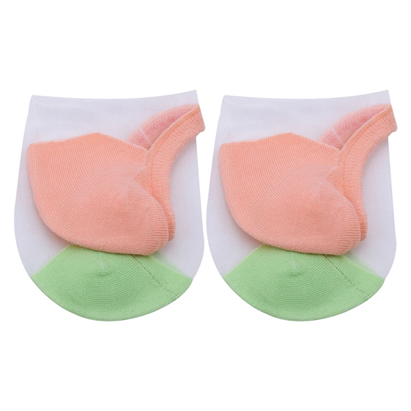 Summer Hit Color Personality Wild Boat Socks Glass Thin Transparent Mouth Socks Breathable Invisible Socks Female Sock Slippers