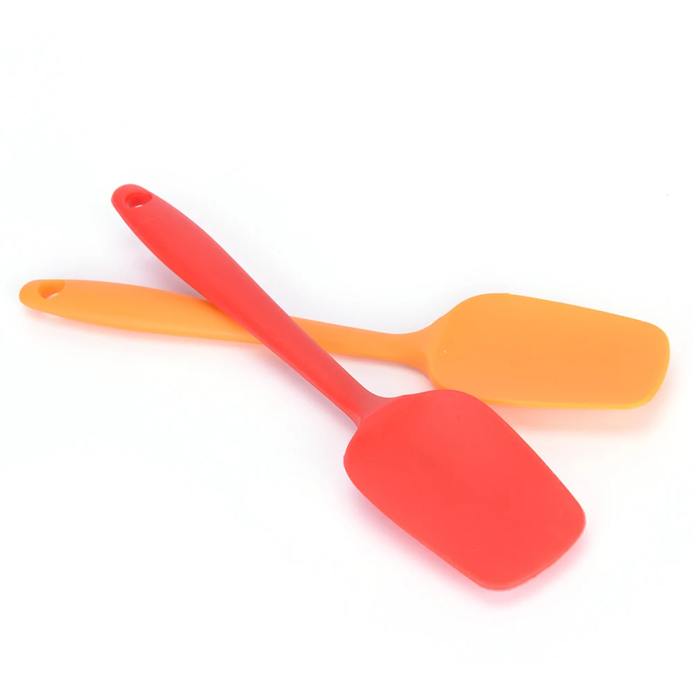  21.5cm Silicone Spatula Cake Scraper Cream Butter Brush Cake Tool Supplies Random color