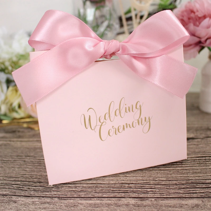 Маленькая темно зеленая коробка конфет с лентой 10 шт./лот|box with ribbon|box boxbox gift box |