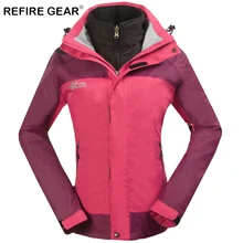 ReFire gear зимняя уличная походная Мужская куртка с капюшоном термальная ветрозащитная походная спортивная куртка мужские теплые водонепроницаемые куртки одежда