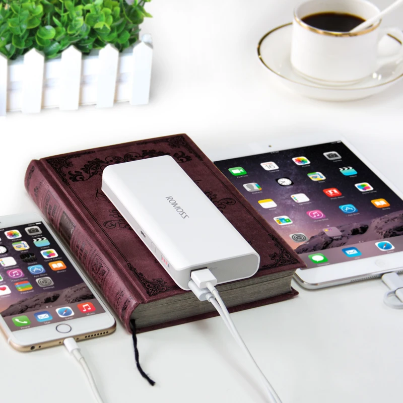 Внешний аккумулятор ROMOSS Sense4 10000 мАч два выхода USB|powerbank 10400mah|romoss powerbanksense 4 |