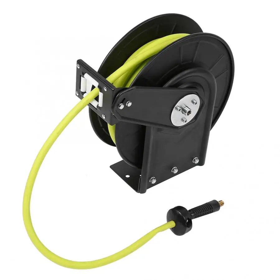 

15m 300PSI Retractable Metal Air Compressor Hose Reel with American NPT Interface