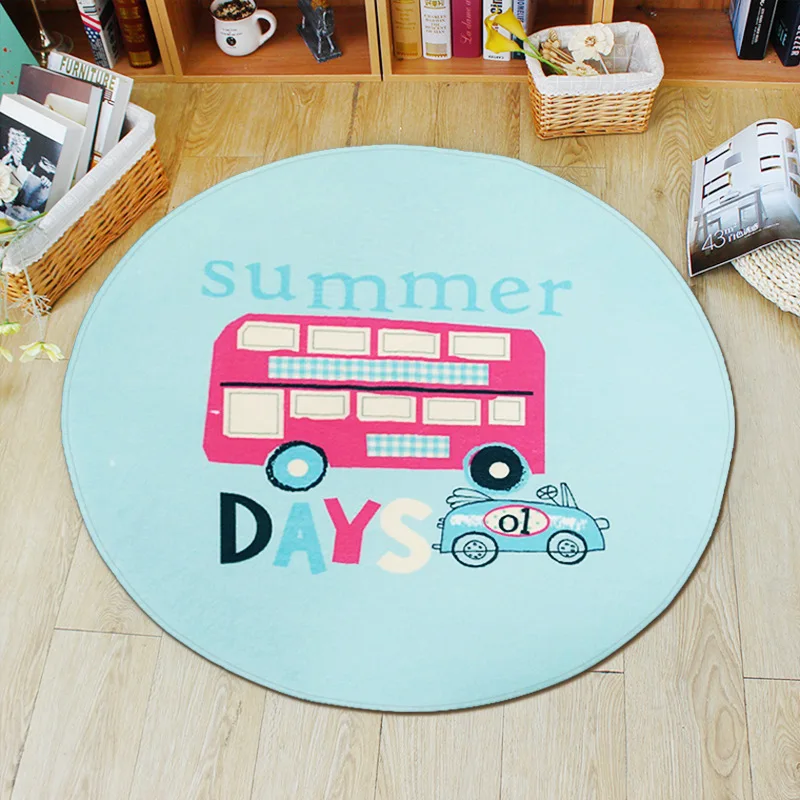 Thicking милый мультфильм автобус шаблон Boby пол ковры в скандинавском стиле ковер для гостиной спальни Прямоугольный Диван комнаты коврики