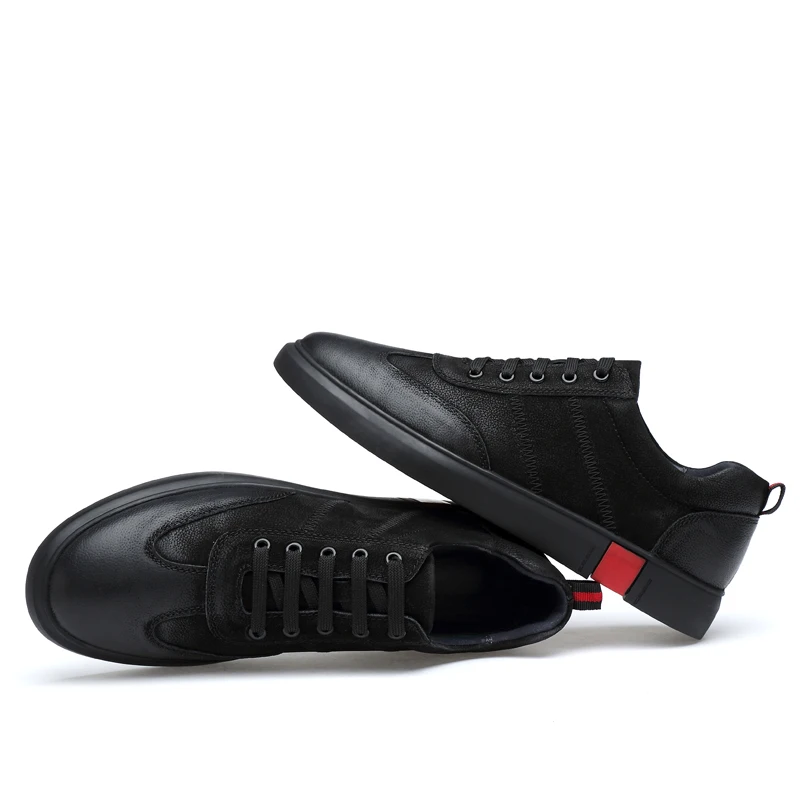 Valstone/роскошная мужская обувь из натуральной кожи, Новое поступление, кроссовки из натуральной кожи, качественная Дизайнерская обувь, черная повседневная обувь, размеры