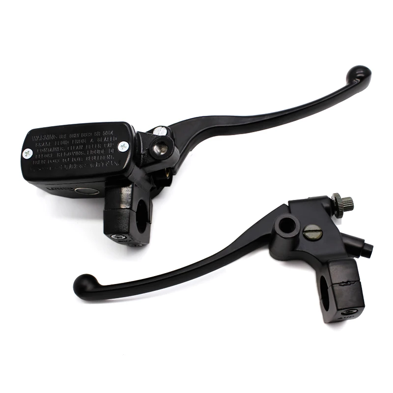 Black Left & Right 1" 25mm Universal Motorcycle Brake Master Cylinder