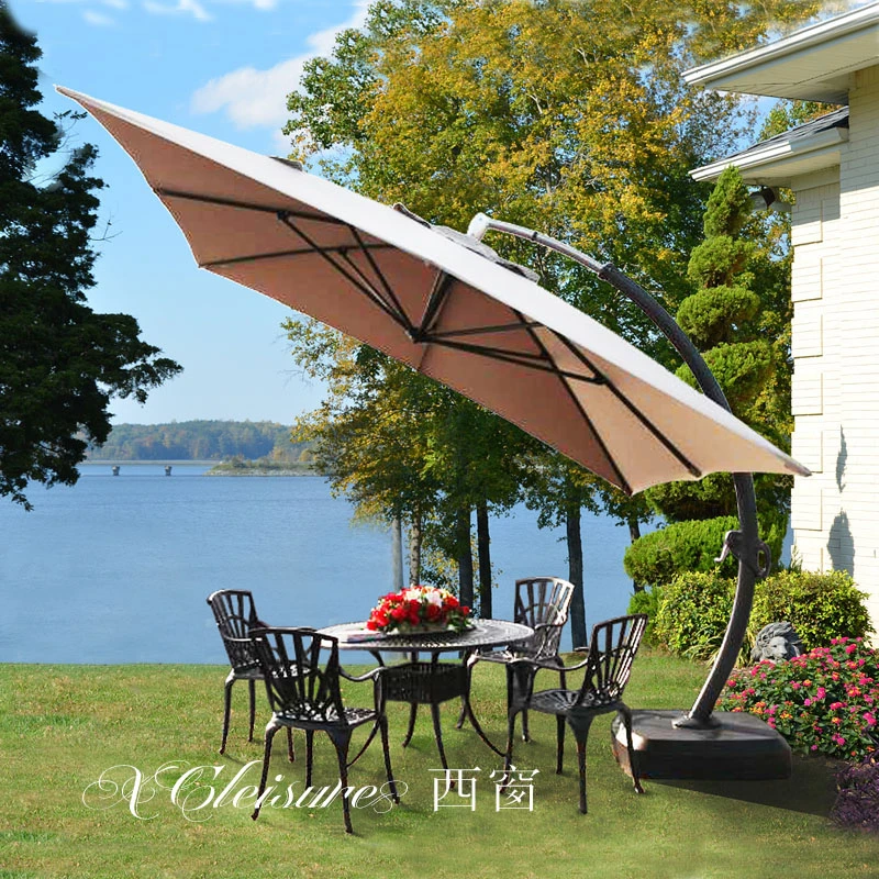 Xichuang Balcony Outdoor Furniture Patio Umbrellas Sun 3 5 M Square Curved Arm Umbrella Hanging Umbrella Curtain Umbrellas Smallumbrella Sky Aliexpress